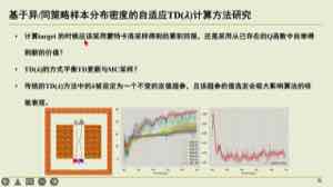 图中给出一种按样本与当前策略接近程度调节 TD(\(\lambda\)) 权重的思路。当前策略附近的数据和历史异策略数据可以使用不同的多步目标。
